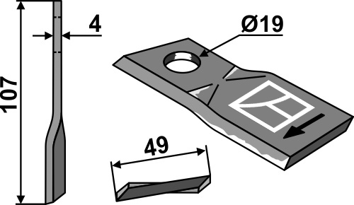 Pöttinger Kniv434986