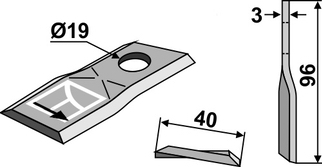 Pöttinger Kniv434980