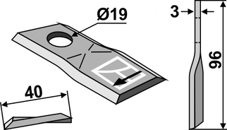 Pöttinger Kniv434979