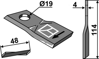 Kverneland KnivKM1380-0062