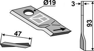 Kverneland Kniv145868