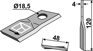 Pöttinger Kniv434988