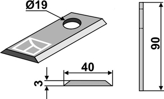 Pöttinger Kniv434992