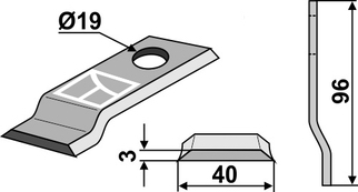 Kverneland KnivKT4187000001