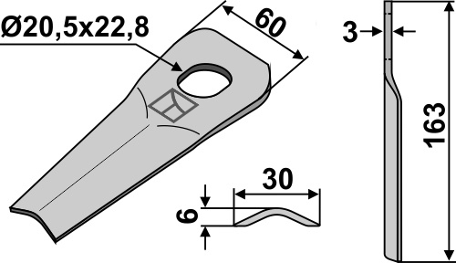 Kverneland KnivKT56110200