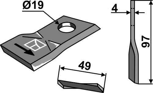 Kverneland KnivKM13800058