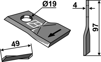 Kverneland KnivKM13800059