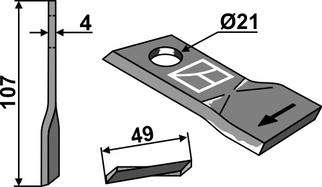 Pöttinger Kniv434972