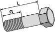 Maschio bolt 12 x 45 m/låsemøtrik for 200262/63