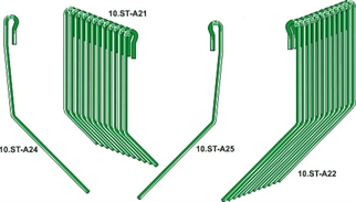 Amazone efterharvetandsæt 15 mm 3M