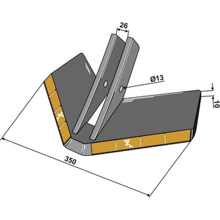 Vingeskær 350mm - Extreme Carbide