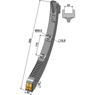 Köckerling Skærspids 40mm - Extreme Carbide