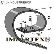 Samson fjeder  150X10 MM