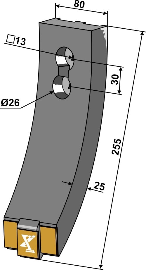 Skærspids 80mm - Extreme Carbide