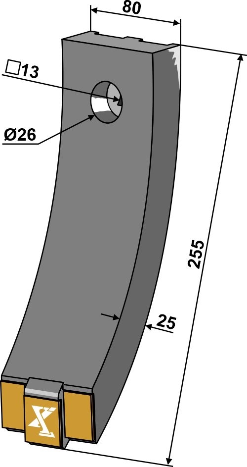 Skærspids 80mm - Extreme Carbide