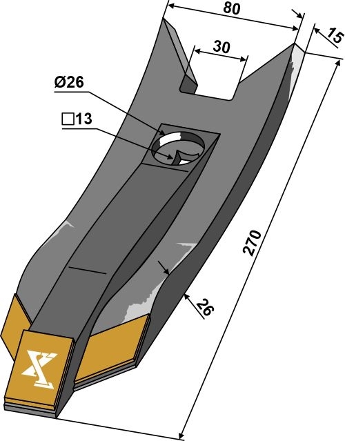 Skærspids 80mm - Extreme Carbide