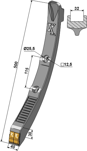Köckerling Skærspids 40mm - Extreme Carbide