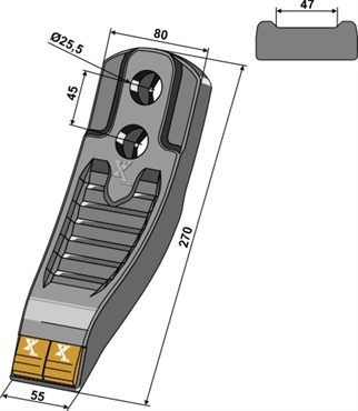 Pöttinger Spids - Extreme Carbide 