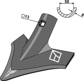 Väderstad Gåsefodsskær 240mm, 165038