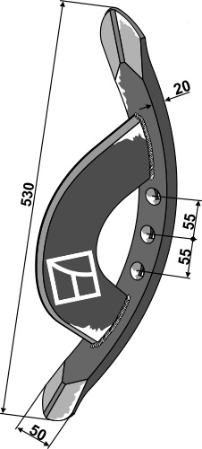 Väderstad Stubharvespids 530x50x20mm, 496851