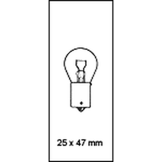 Blink- & baklygte pære 12 volt 21 watt BAU15s Orange