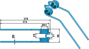 Deutz-Fahr fjedretand 15-DEU-01