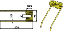 Deutz-Fahr fjedretand 15-DEU-13