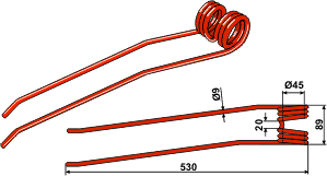 JF fjedretand 15-JF-03