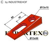 Kile 10° for holder 200 - Serie