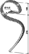 Primoplex tand (25x8) 370 mm  