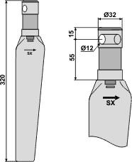 Niemeyer tand KR302 venstre