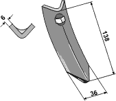 Marsk Stig model 7 spids 6 mm