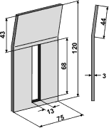 Kverneland/Maletti 75x120 med buk 