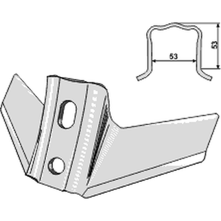 Kverneland/Fraugde vingeskær 310 mm 
