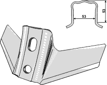 Kverneland/Fraugde vingeskær 310 mm