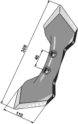 Doublet Record Vibroflex stubspids 110 x 8