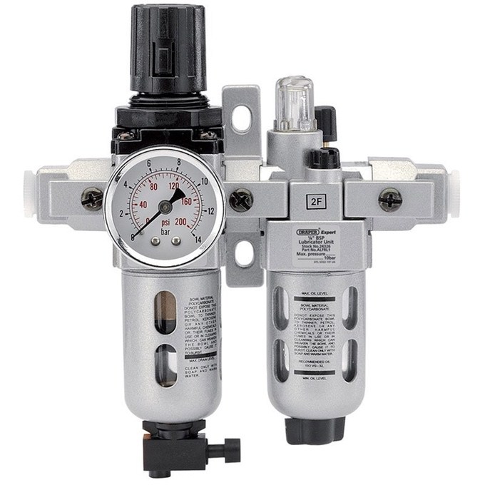 Trykluftmanometer 1/4" BSP 