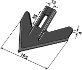 Väderstad afstrygerskær 165 mm