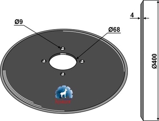 Kuhn Skiveskær Ø400x4