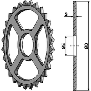Stjernering 530 x 18 mm 