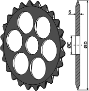 Dalbo stjernering 530 x 18 mm