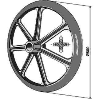 Marsk Stig pakkerring 800 mm x 32° - Hul Ø60 mm 