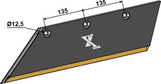 Plovskær 14x145 SB56D  - venstre - Extreme Carbide