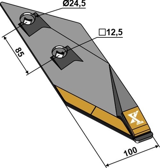 Spids B2SH - højre - Extreme Carbide