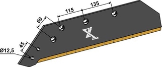 Plovskær 18" - venstre - Extreme Carbide