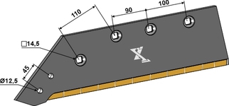 Plovskær 14'' - venstre - Extreme Carbide