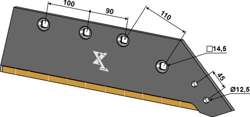 Plovskær 14" - højre - Extreme Carbide