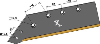 Plovskær 16" - venstre - Extreme Carbide