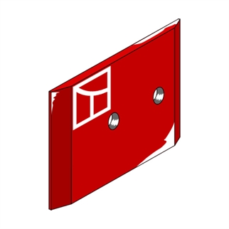 Vogel & Noot slidplade for landside h/v P 5801101