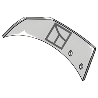 Øverum halmskrællerplade venstre 83968